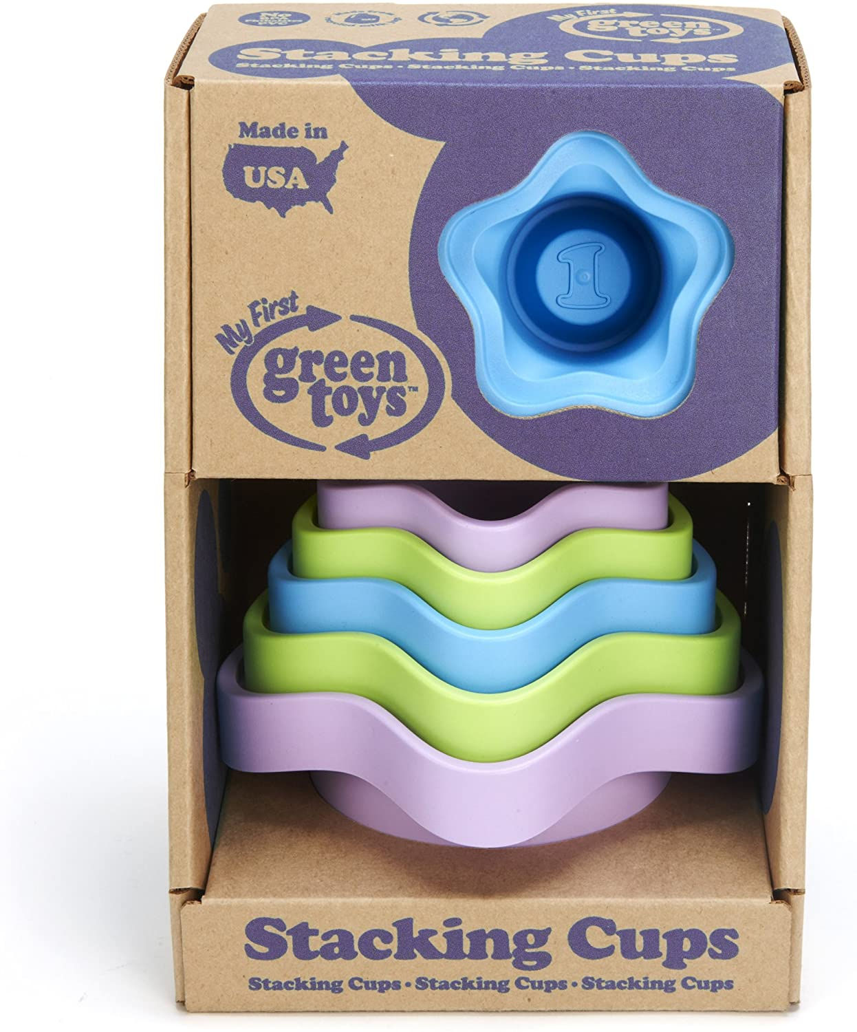 Green Toys My First Stacking Cups - 6+ Months