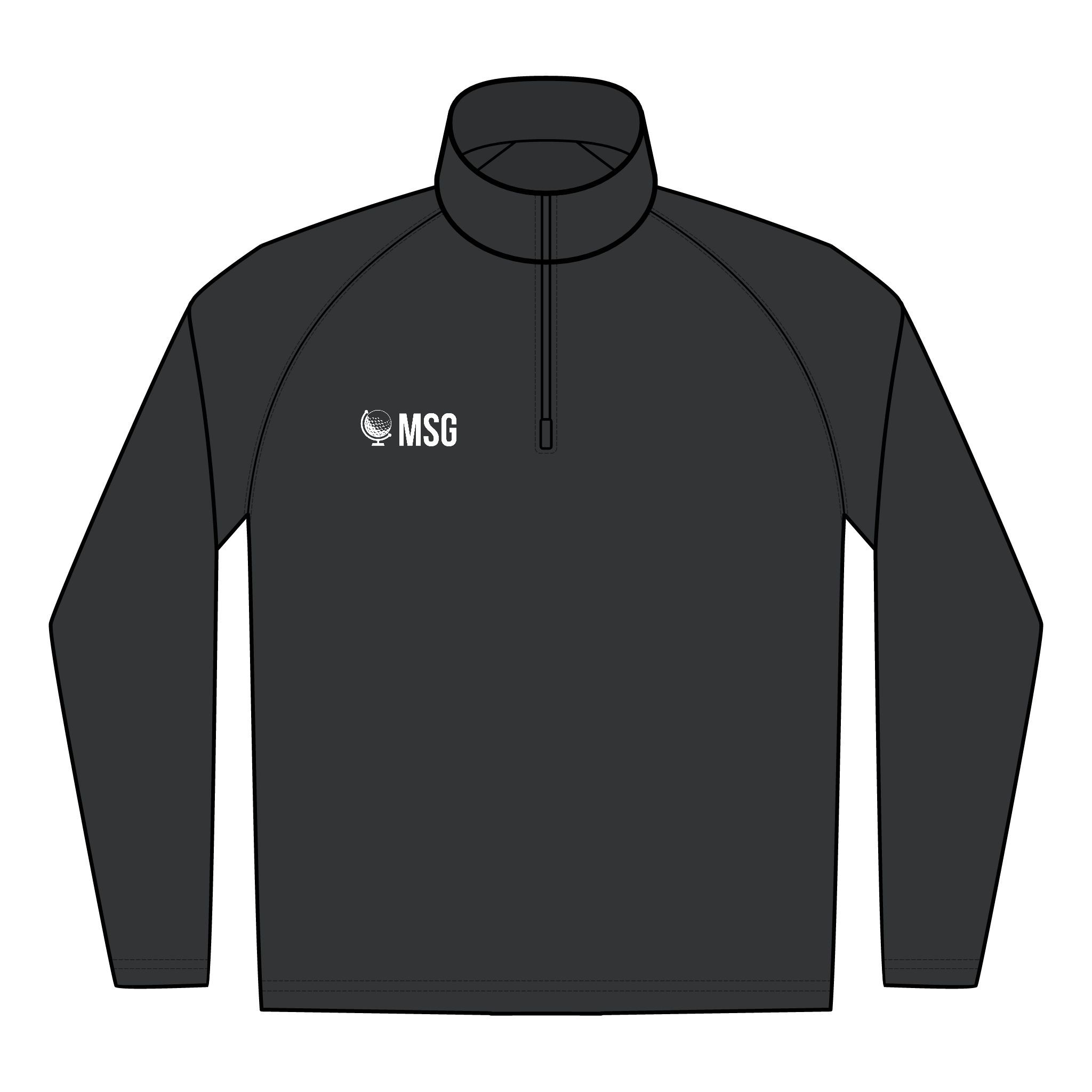 MSG Performance Quarter-Zip Pullover | White Logo