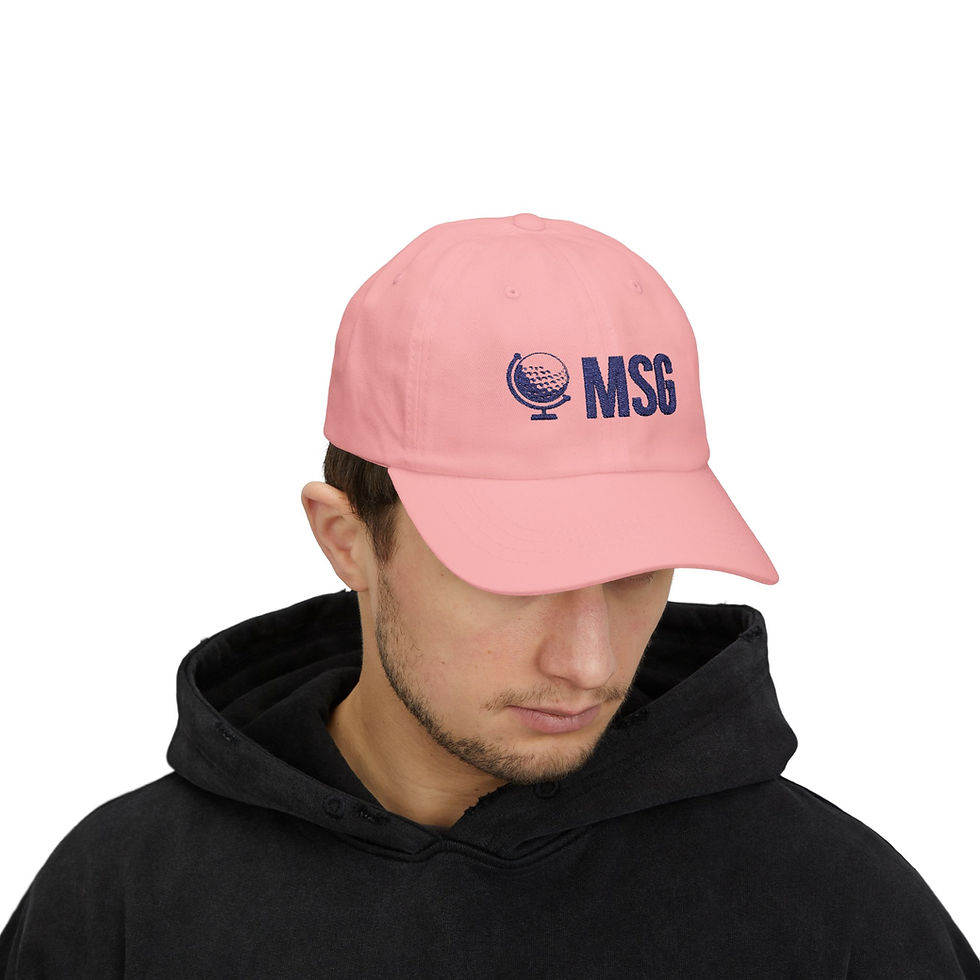 Thumbnail: MSG Soft-Fit Golf Cap | Blue Logo