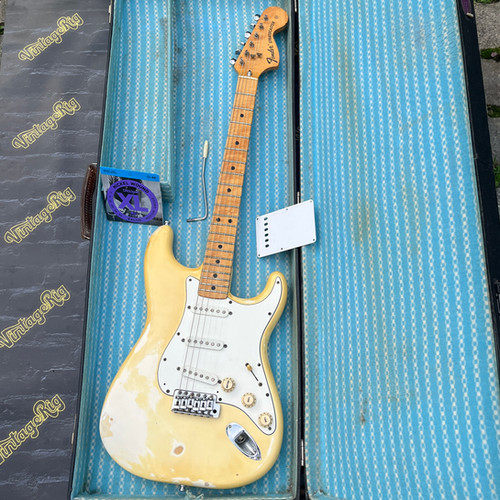 1976 Fender Stratocaster Olympic White | VintageRig.com