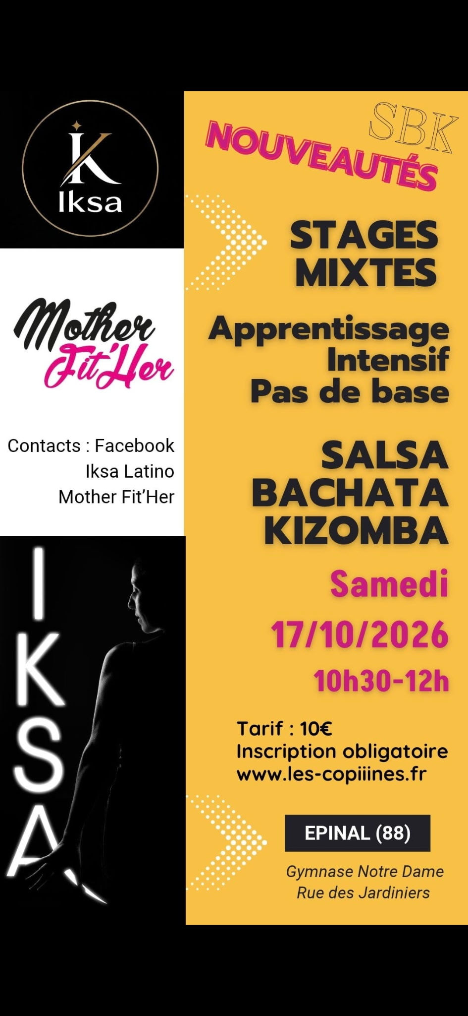 STAGES MIXTES - SALSA / BACHATA / KIZOMBA