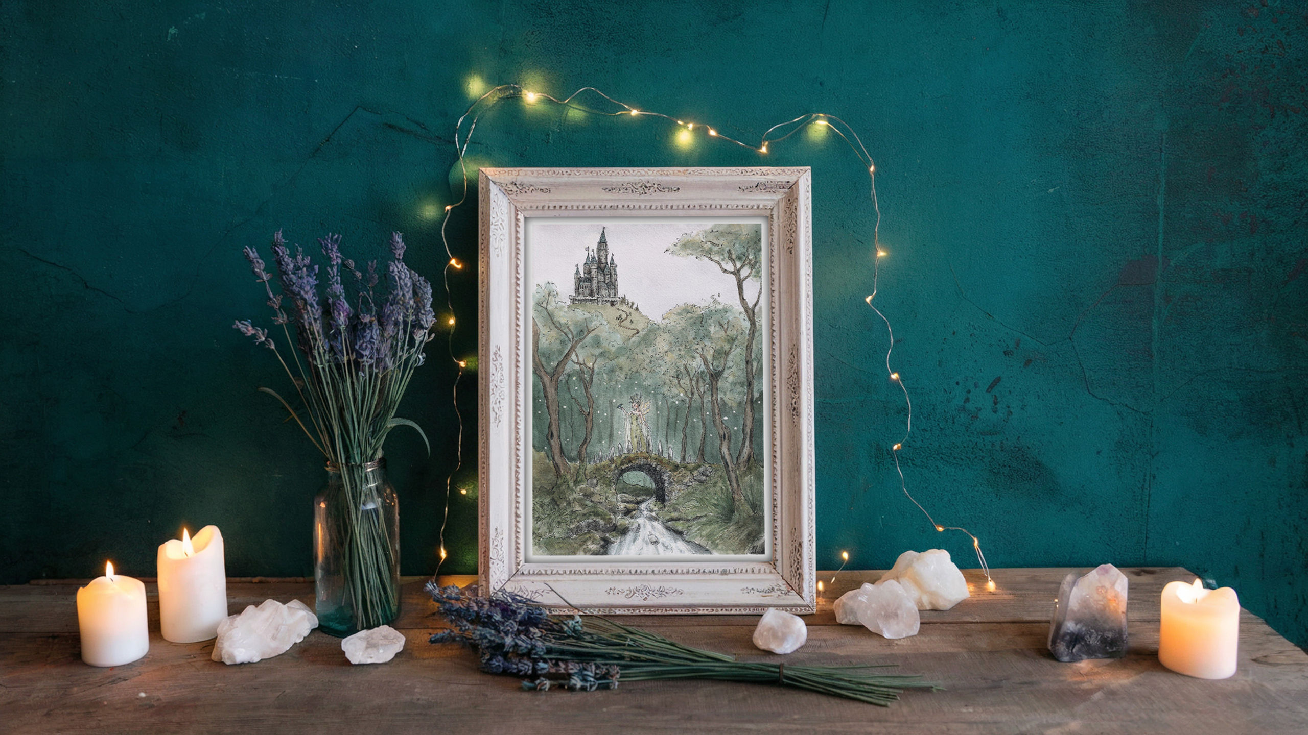 'The Fairy Bridge' Original Watercolour Painting