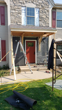 Over hang build