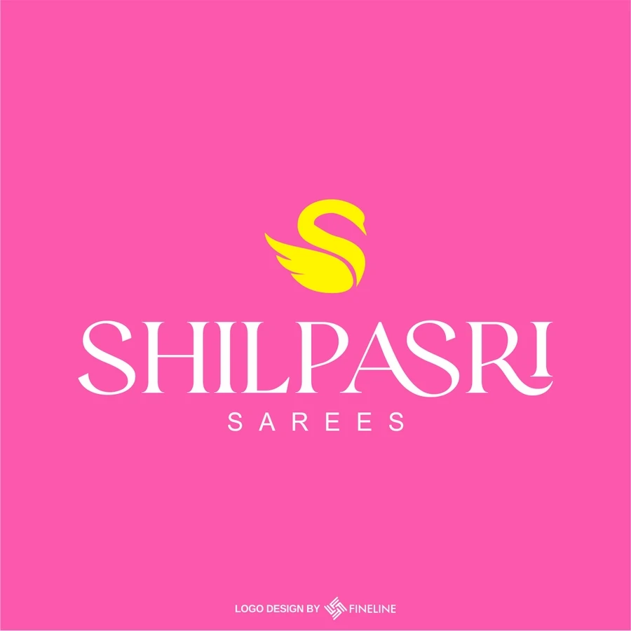 SHILPASREE SAREES LOGO, pink yellow white