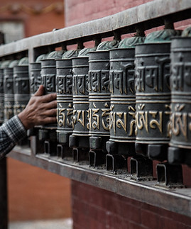 Buddhist Prayer Wheels