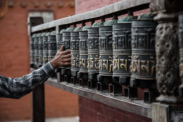 Buddhist Prayer Wheels