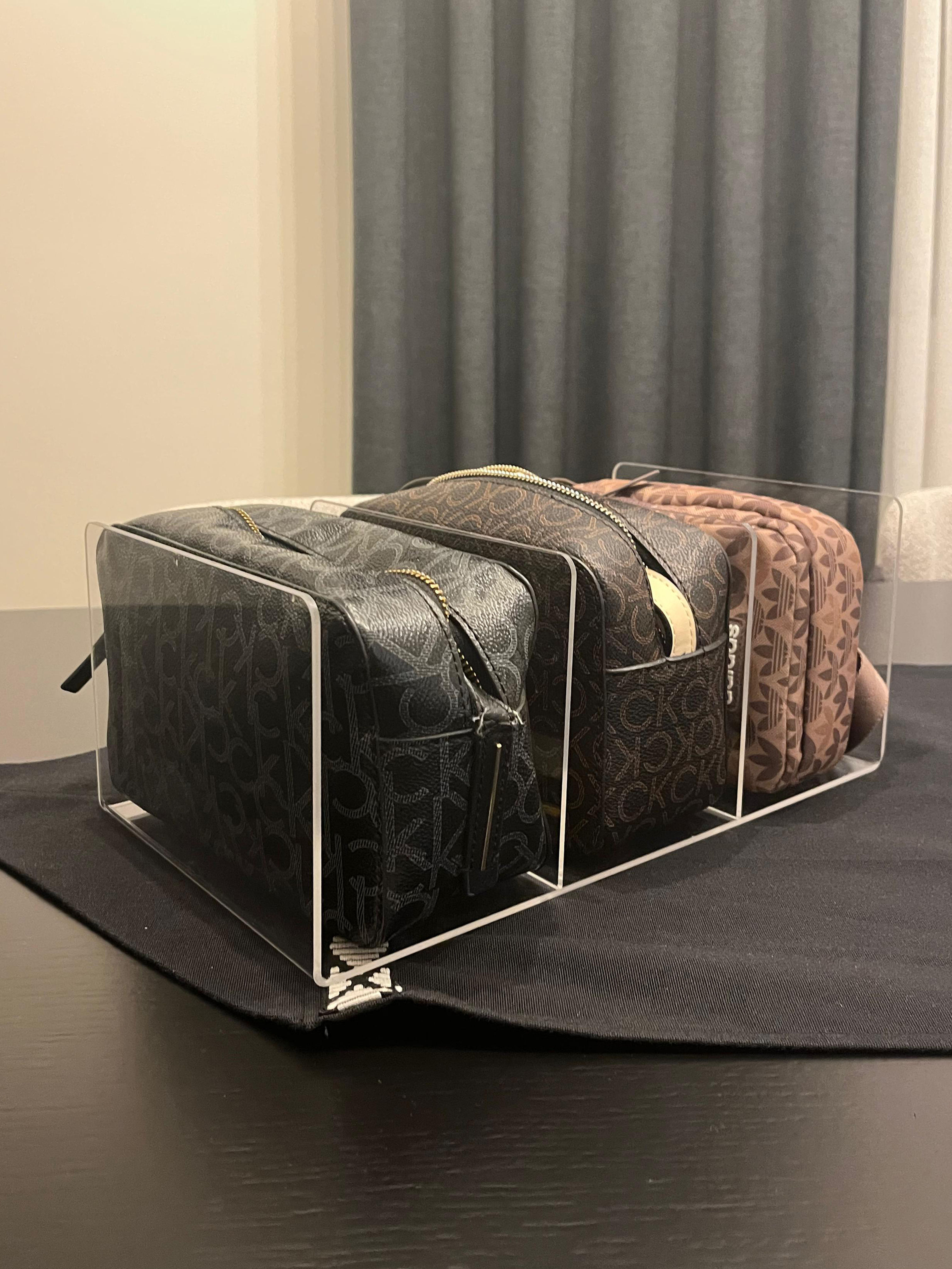 Şeffaf Pleksi Organizer – Çanta & Cüzdan Düzenleyici, Makyaj Çantası Organizer