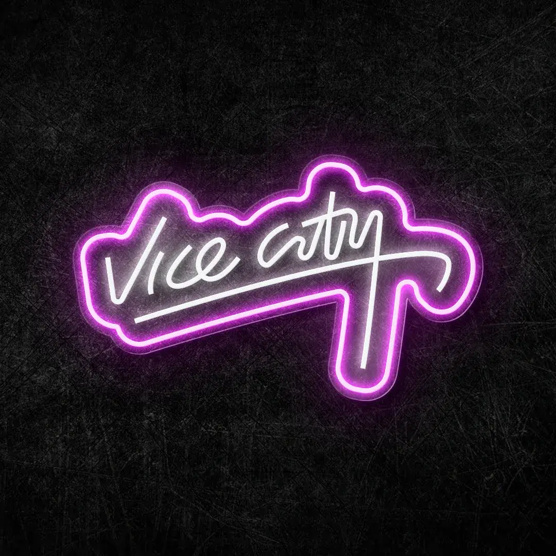 Vice City Neon LED Tabela