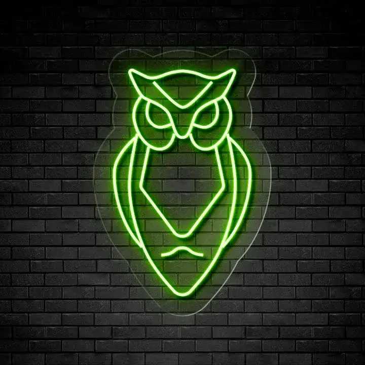 Baykuş Neon LED Tabela
