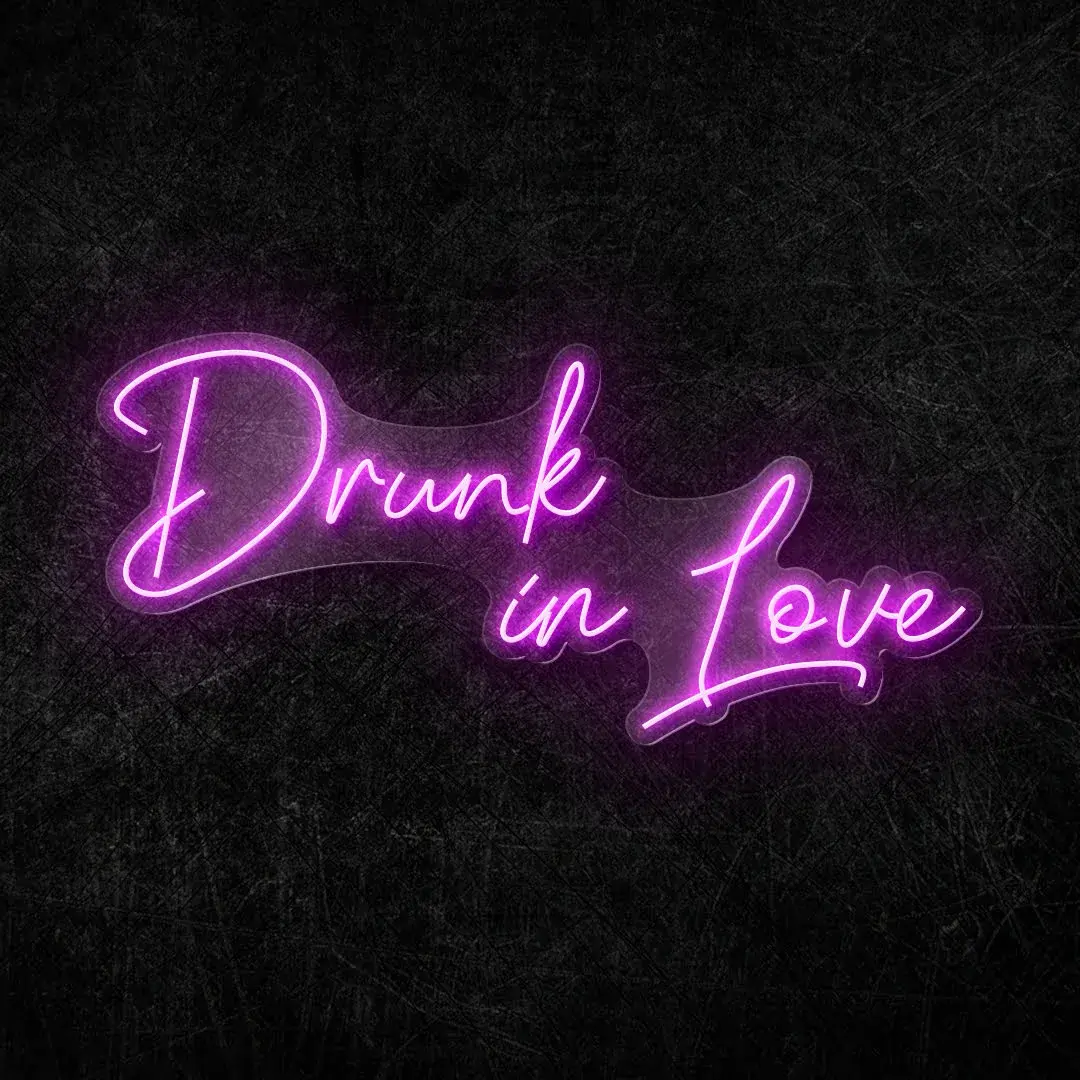 Drunk in Love Neon LED Tabela