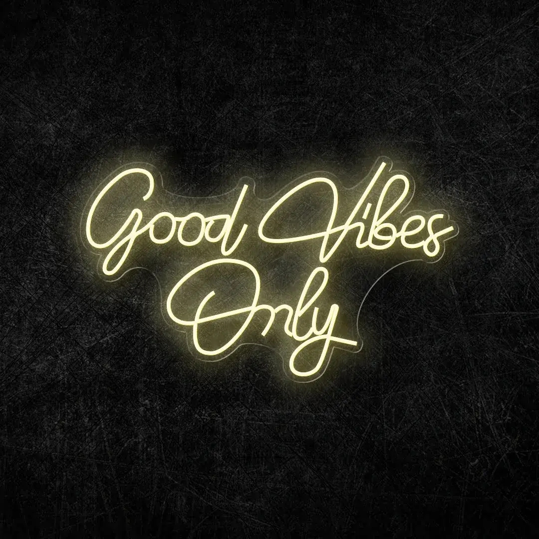 Good Vibes Only Neon LED Tabela