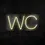 Küçük resim: WC Neon LED Yazı 30x15 cm