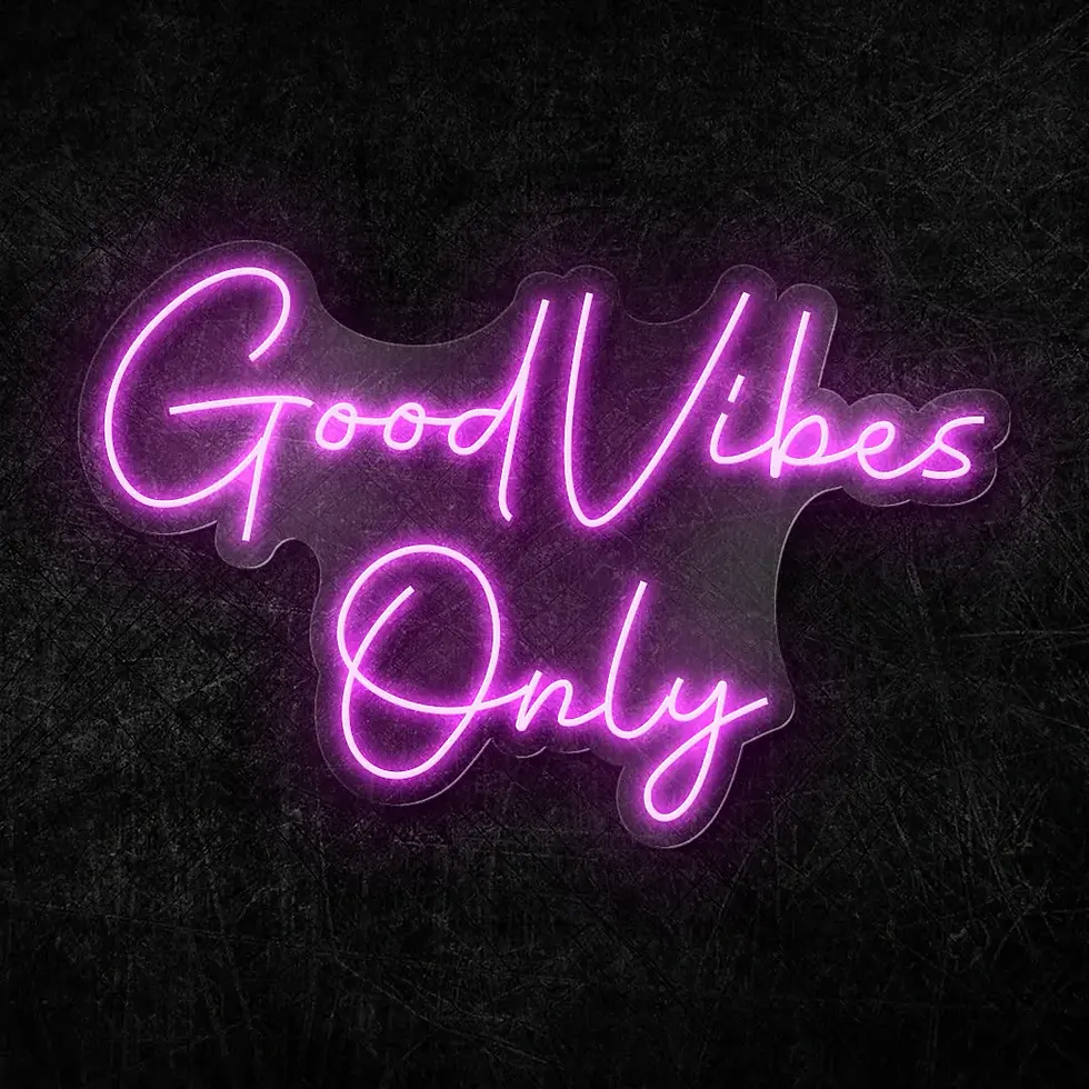 Good Vibes Only Neon LED Tabela
