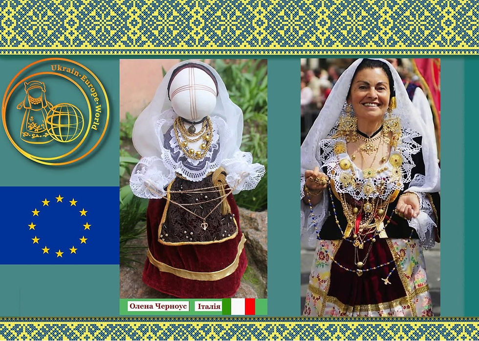 Olena Tchernous - poupée motanka Italie