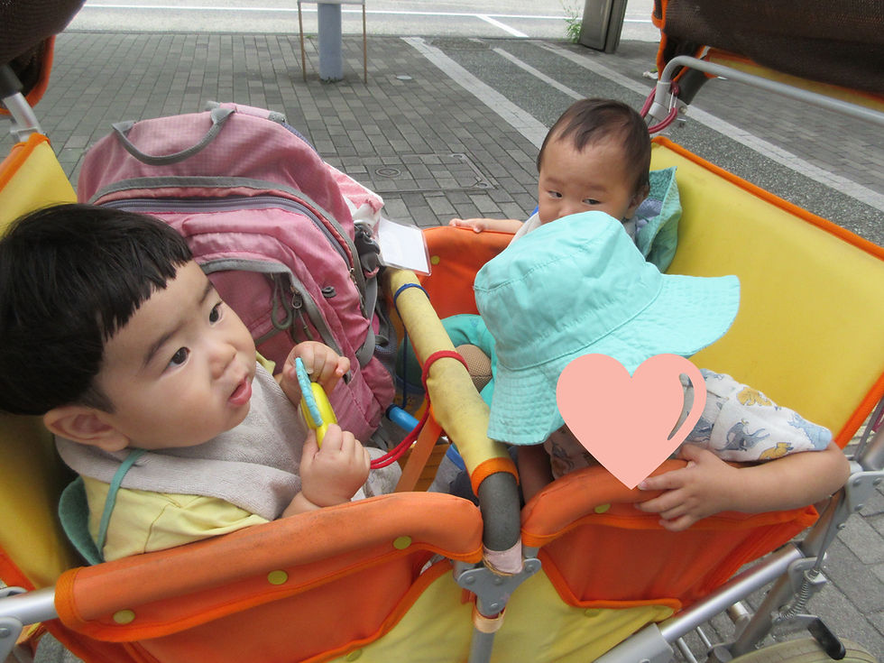 お外遊び大好き♪(0歳児)