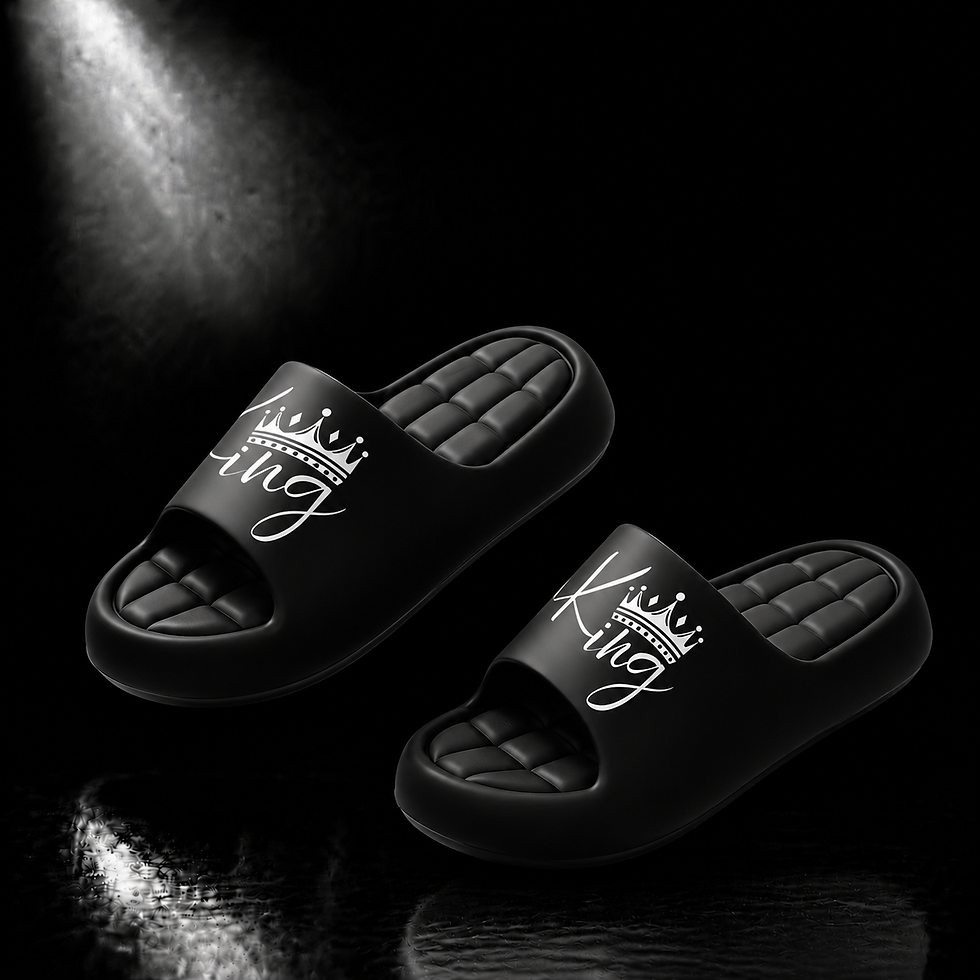 Miniatura: Chinelo Slide Unissex em EVA – Solado Macio, Leve, Antiderrapante e Confortável 