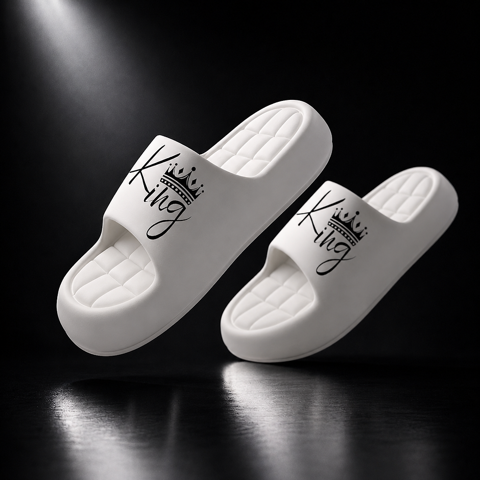 Miniatura: Chinelo Slide Unissex em EVA – Solado Macio, Leve, Antiderrapante e Confortável 