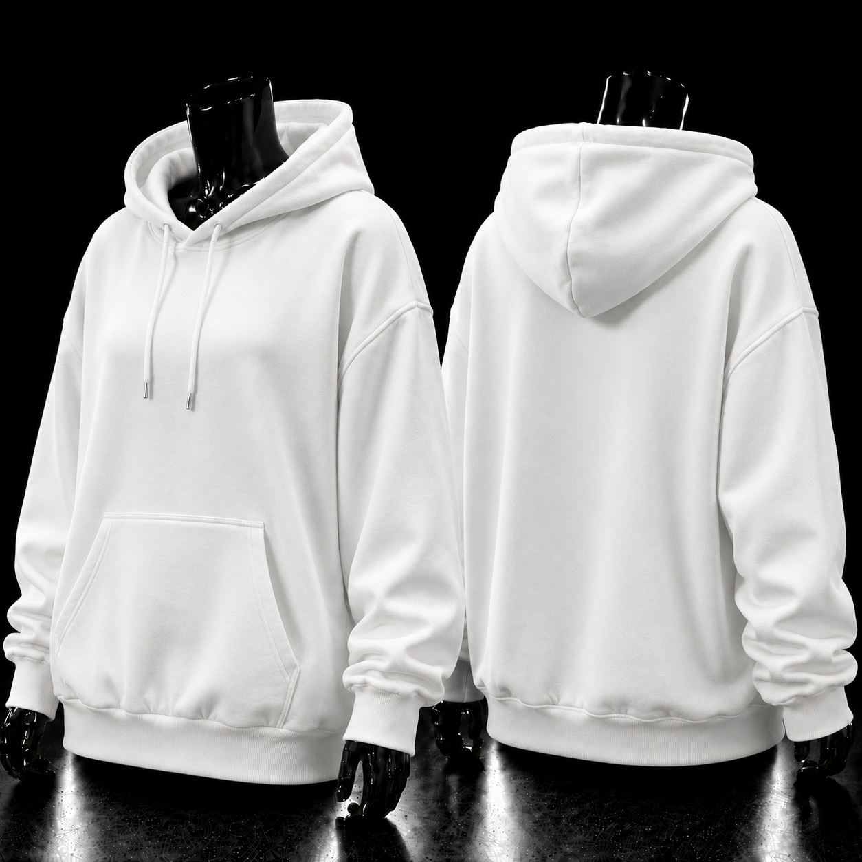 Moletom Unissex Oversized com Capuz – Liso, Minimalista, Estilo Francês, Casual