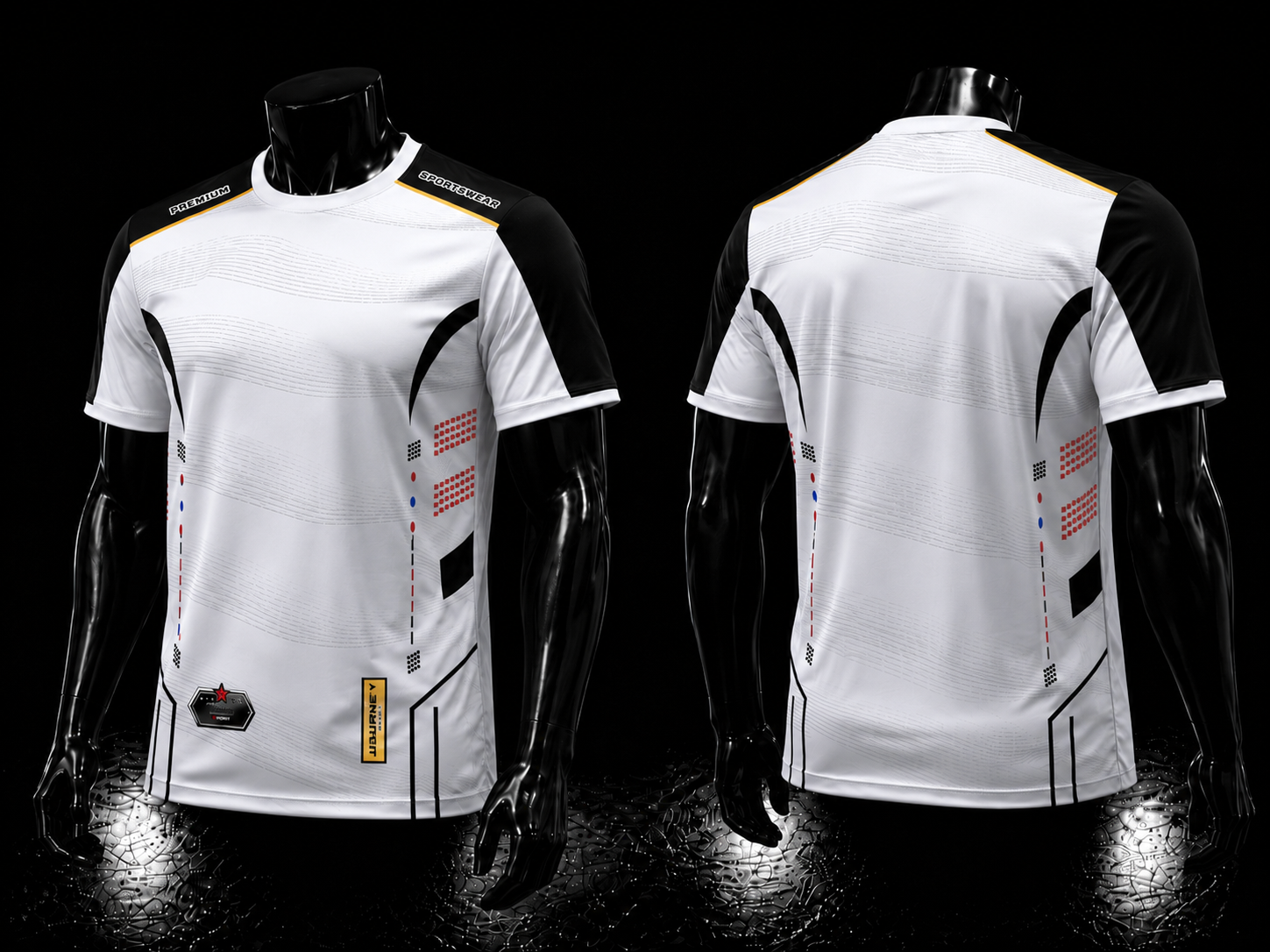 Camiseta Masculina Esportiva Dry Fit – Manga Curta, Respirável, Secagem Rápida