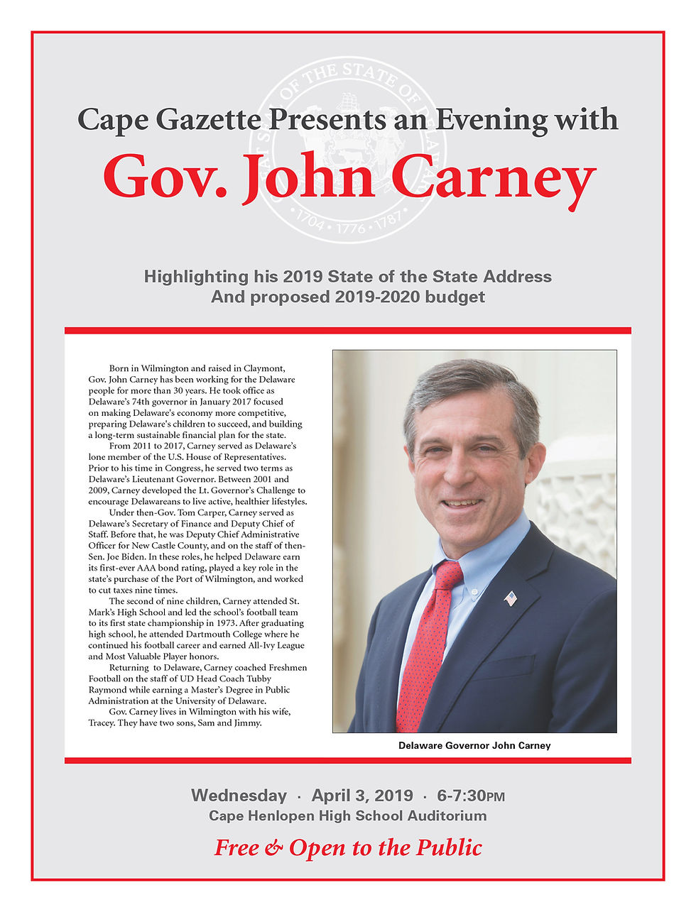 Gov John Carney
