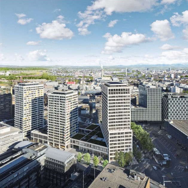 Brandschutz Aetos Projekte Highlights Sprinkleranlage Installation Umbau Neubau Revision Generalrevision Migros Coop Globus Messeturm Schweiz