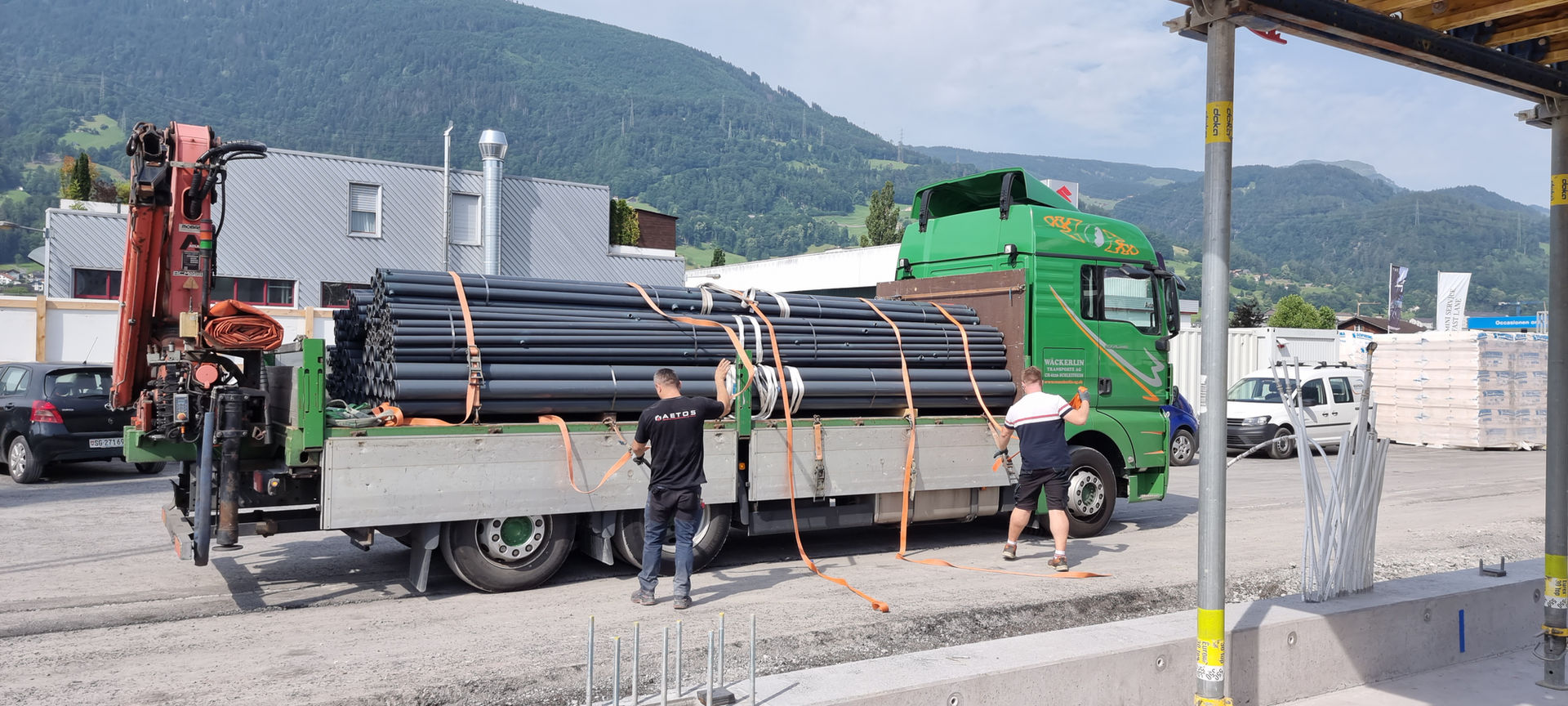 Aetos Brandschutz Sprinkleranlagen Sicherheit Gebäude Mensch Umwelt Baustelle Leitungen Projektleitung Montage Service Team