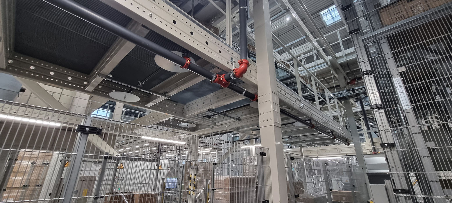 Aetos Brandschutz Sprinkleranlagen Sicherheit Gebäude Mensch Umwelt Baustelle Leitungen Projektleitung Montage Service Team