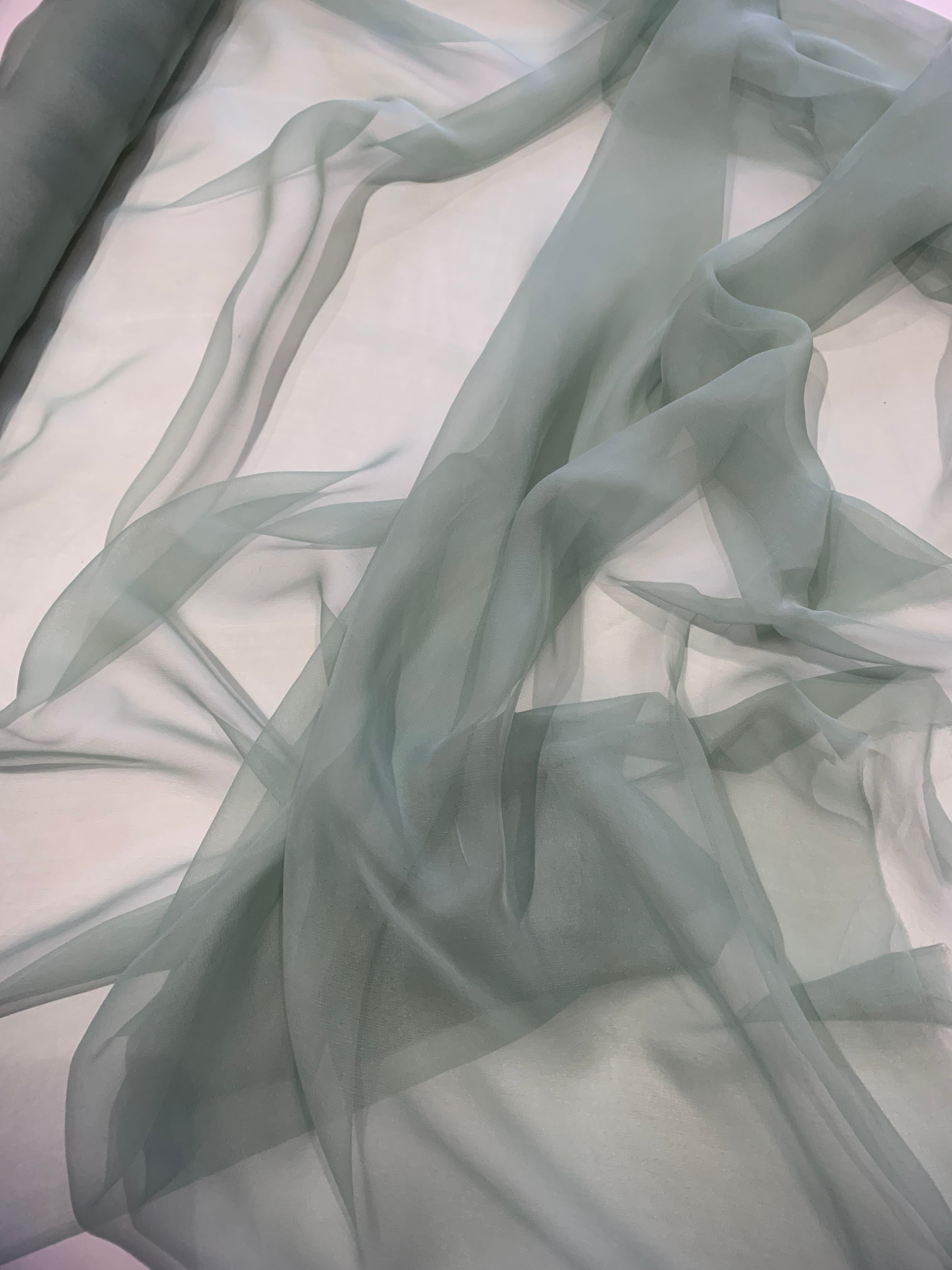 Ice Green Chiffon