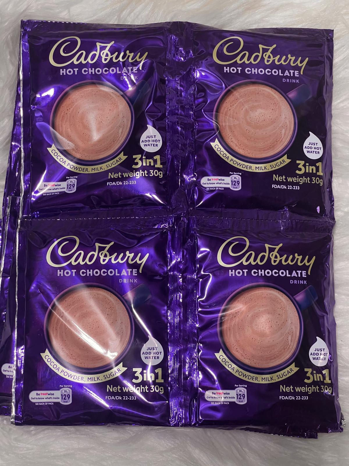 CADBURY HOT CHOCOLATE 30G 10 PCS