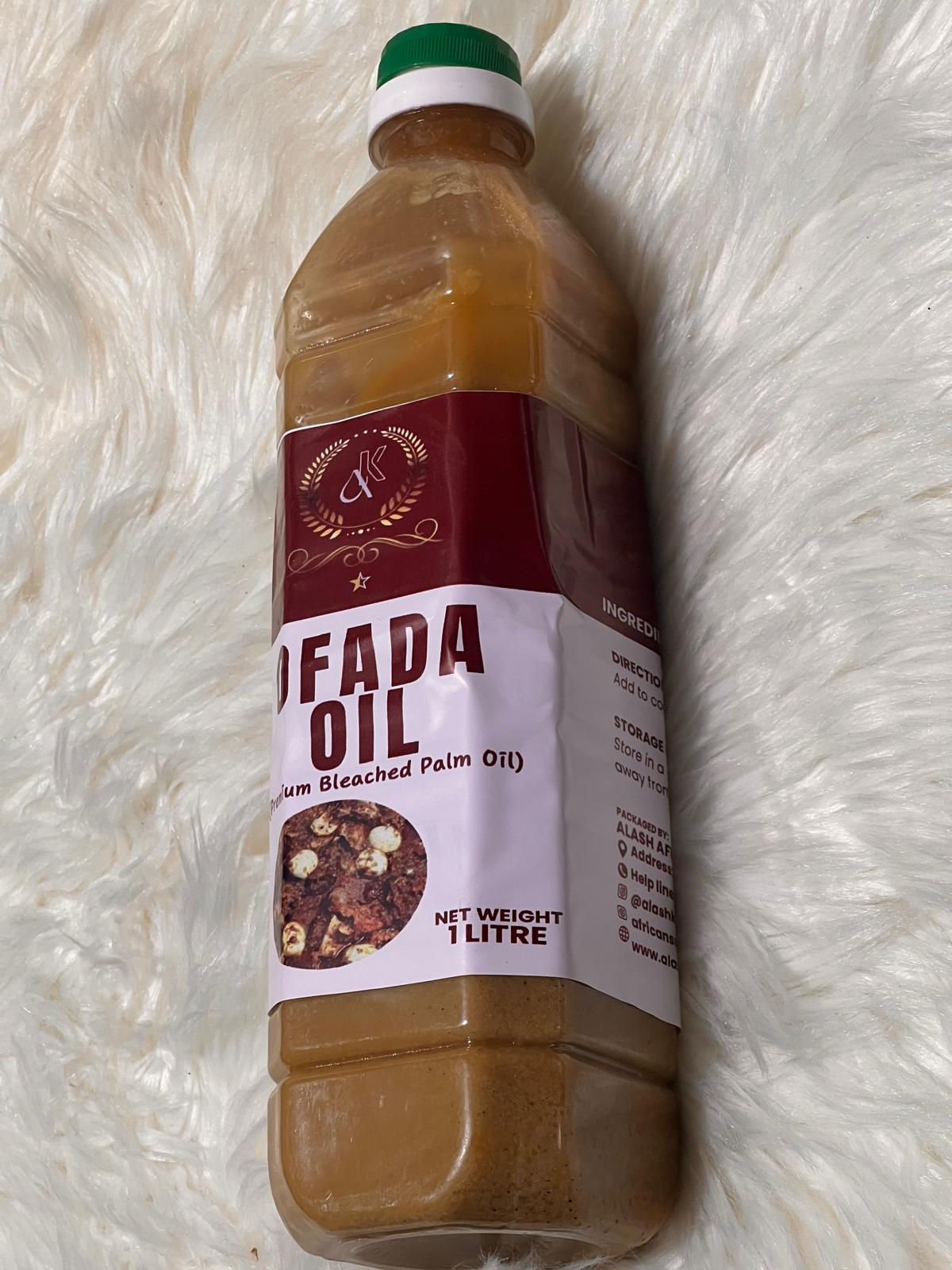 BLEACHED PALM OIL/OFADA OIL 1L
