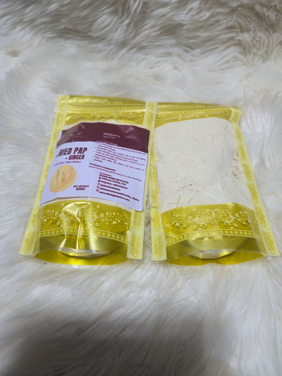 Thumbnail: DRIED GINGER PAP (YELLOW) 100G 