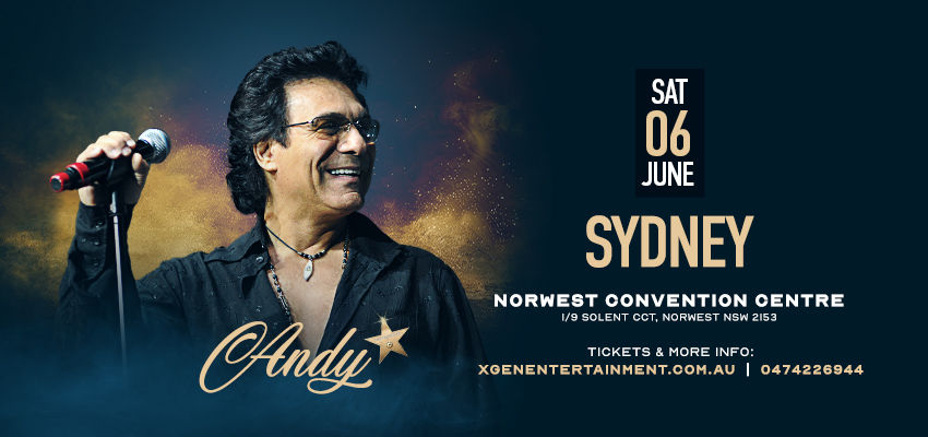 The Legendary Andy Live in Sydney 2026