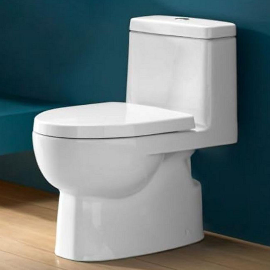 Reach™ One-Piece Round-Front Toilet with Skirted Trapway | Dual-Flush