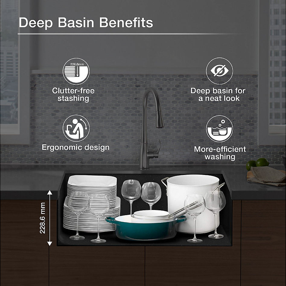 Thumbnail: Cairn™ 62.2 cm Undermount Single-Bowl Kitchen Sink