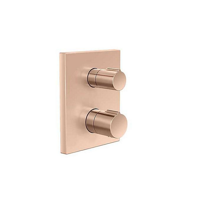 Thumbnail: AutoSense™ Recessed Thermostatic Bath and Shower Valve Trim with Knob Handles