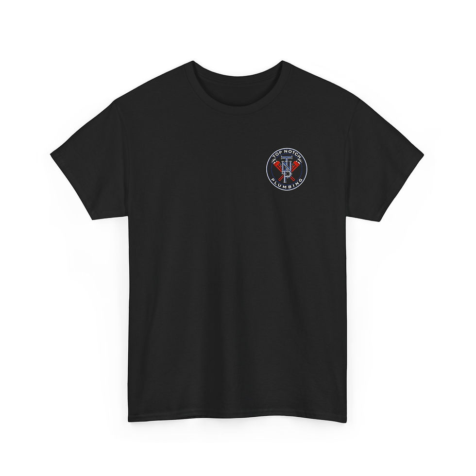 Thumbnail: Plumbing Logo Tee — "Top Notch Plumbing" Work Shirt