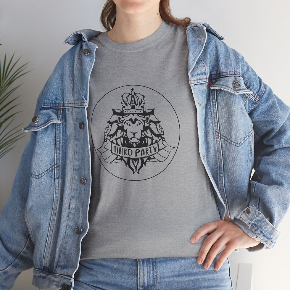 Thumbnail: Lion Crest T‑Shirt — “Third Party” Vintage Crown Logo Tee