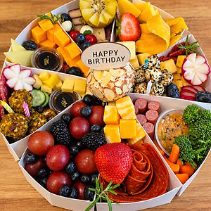 Happy Birthday Charcuterie Cake