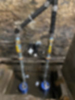 We installed new piping and pumps for ejector pump system for a boiler room.