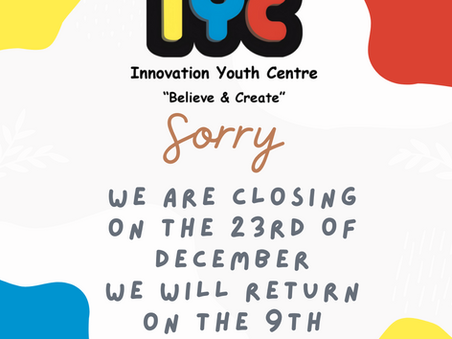 Festive Season Closer Dates