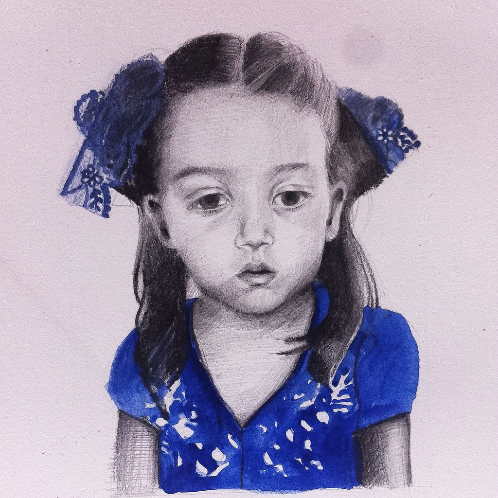 Retrato personalizado a lápiz