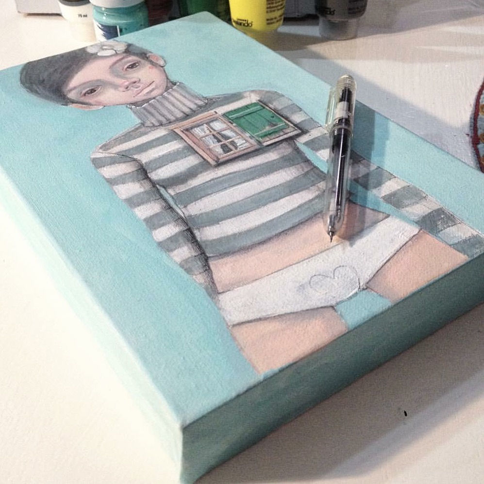 Ahí adentro. Lámina.