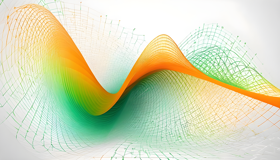 Abstract picture that shows the complexity of a mathematical model