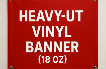 Heavy UT Vinyl Banner
