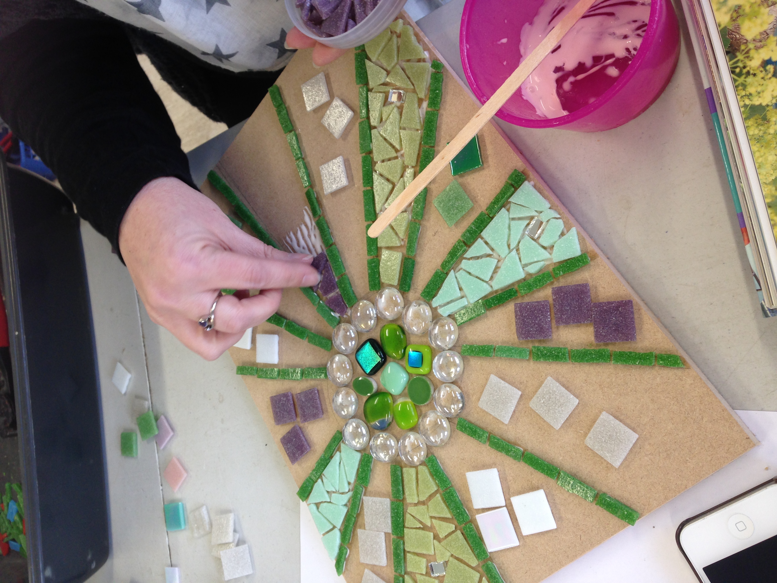 Mosaic Workshop Hertford Claire Costello