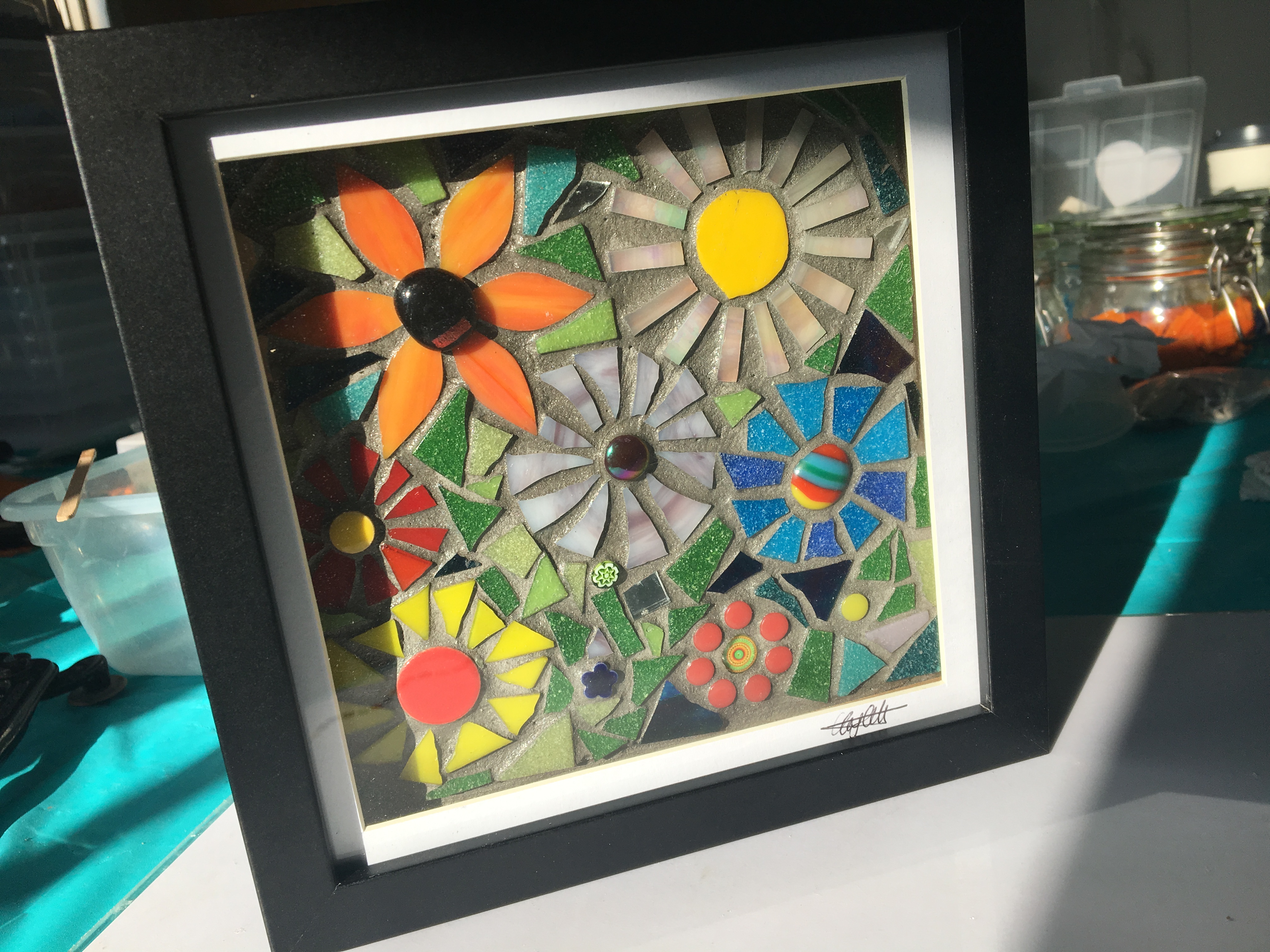 Mosaic Flower Commission