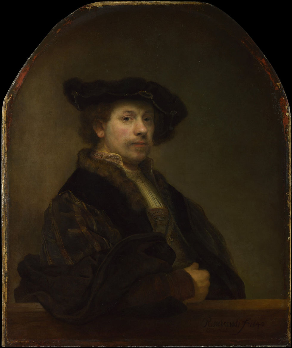 Rembrandt, Self-Portrait at the Age of 34, 1640