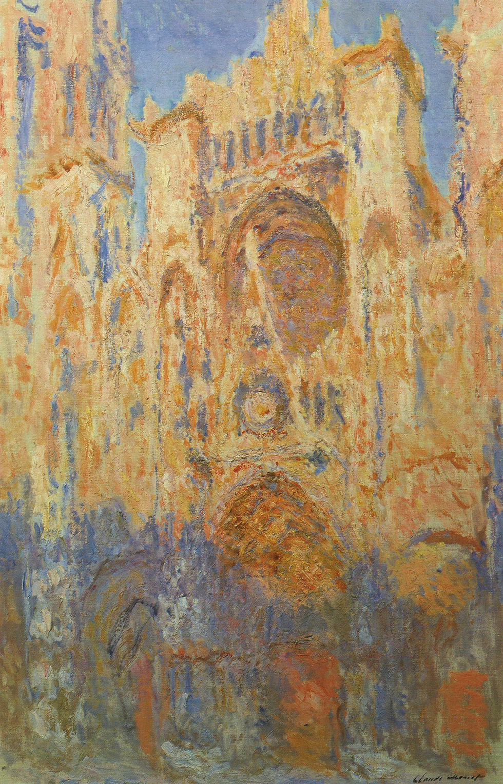 Claude Monet, Rouen Cathedral, Façade (Sunset), 1894