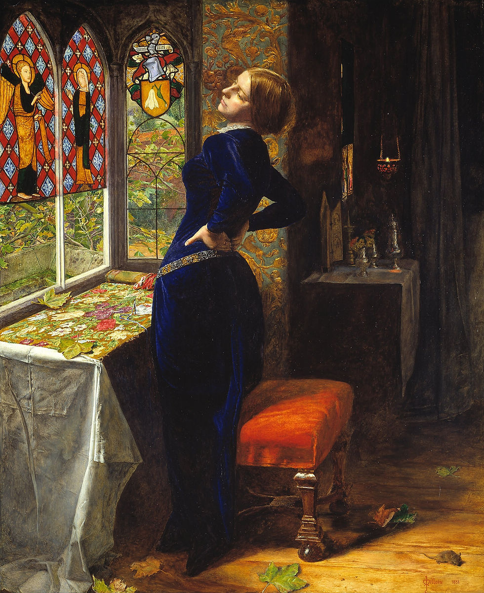 Millais, Mariana — for the Austen + Tennyson reader