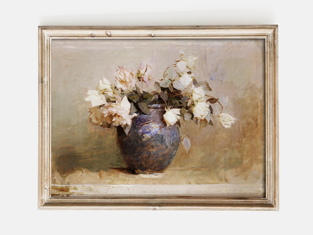 ABBOTT HANDERSON THAYER'S 'ROSES' (1890): A CELEBRATION OF FLORAL BEAUTY